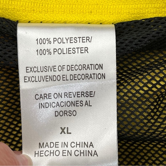 VTG Iowa Hawkeyes Windbreaker Jacket 1/4 Zip By Cadre Size XL - Picture 6 of 7